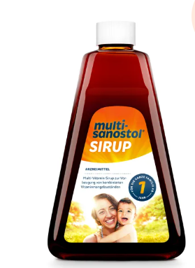 Multi-Sanostol, Multi-Vitamin Präparat mit 9 wichtigen Vitaminen schon für die Kleinsten ab 1 Jahr
