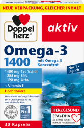 【rossmann】aktiv Omega-3 1400 Kapseln