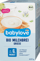 【dm】Abendbrei Milch Bio Grieß ab 6.Monat, 600 g