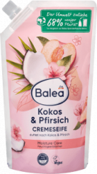 【dm】Balea Cremeseife Pfirsich & Kokos NF, 500 ml