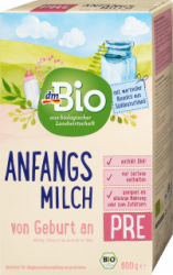 【dm】Anfangsmilch Pre Bio von Geburt an, 0,6 kg