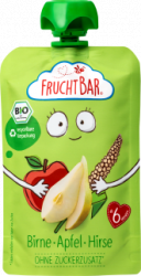 【dm】Quetschie Birne, Apfel & Hirse ab 6 Monaten, 100 g