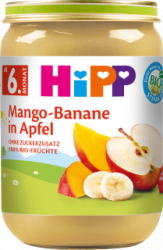 【dm】Früchte Mango-Banane in Apfel ab 6. Monat, 190 g