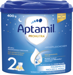 【dm】Folgemilch 2 Abendfläschchen nach dem 6. Monat, 400 g