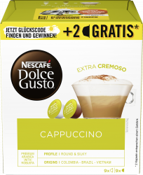 Dolce Gusto Cappuccino Kaffeekapseln 16+2