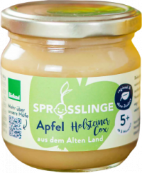 【dm】Früchte Apfel Holsteiner Cox ab dem 5. Monat, 180 g