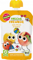 【dm】Quetschie Apfel, Pfirsich, Aprikose, ab 6 Monaten, 100 g