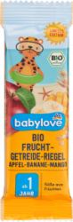 【dm】Bio Frucht-Getreide-Riegel Apfel-Banane-Mango, ab 1 Jahr, 25 g