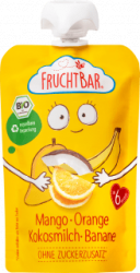 【dm】Quetschie Mango, Orange, Kokosmilch & Banane, ab 6 Monaten, 100 g