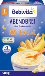 【dm】Abendbrei Milch Keks-Banane ab dem 5. Monat, 500 g