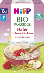 Bio Porridge Hafer Erdbeere-Himbeere