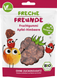 【dm】Fruchtgummi Apfel-Himbeere mit Reispops, 30 g