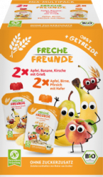 【dm】Quetschie Obst & Getreide, ab 6 Monaten, (4x100 g), 400 g