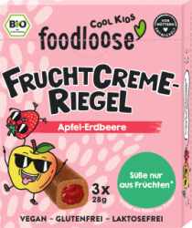 【dm】Kindersnack Fruchtriegel Frucht-Creme Apfel-Erdbeere ab 3 Jahren (3x28 g), 84 g