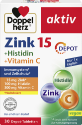 【rossmann】aktiv Zink + Histidin + Vitamin C Depot Tabletten