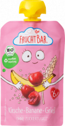 【dm】Quetschie Kirsche-Banane-Grieß, ab 6 Monaten, 100 g