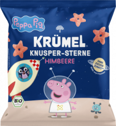 【dm】Kindersnack Knusper-Sterne Himbeere ab 3 Jahren, 20 g