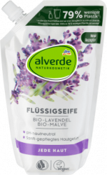 【dm】Flüssigseife Bio-Lavendel, Bio-Malve Nachfüllpack, 500 ml