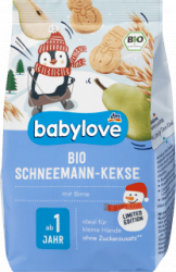 【dm】Babykekse Schneemann mit Birne, ab 1 Jahr, 125 g