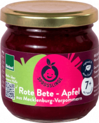 【dm】Gemüse + Obst Rote Beete Apfel ab dem 7. Monat, 180 ml