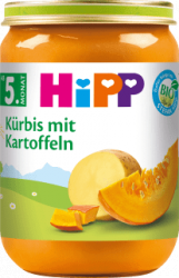 【dm】Gemüse Kürbis mit Kartoffeln, ab dem 5. Monat, 190 g