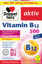 【rossmann】aktiv Vitamin B12 500 Mini-Tabletten