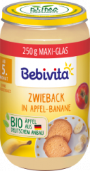 【dm】Frucht & Getreide Zwieback in Apfel-Banane, ab dem 5. Monat, 250 g