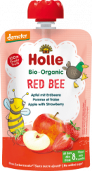 【dm】Quetschie Red Bee, Apfel & Erdbeere ab 8 Monaten, 100 g