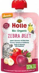 【dm】Quetschie Zebra Beet, Apfel, Banane & rote Bete ab 6 Monaten, 100 g