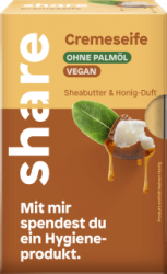 【dm】Seifenstück Cremeseife Sheabutter & Honigduft, 100 g