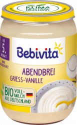 【dm】Abendbrei Grieß-Vanille, ab dem 5.Monat, 190 g