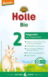 【dm】Folgemilch 2 aus Ziegenmilch nach dem 6. Monat, 400 g