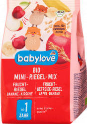 【dm】Fruchtriegel Bio Mini-Riegel-Mix 8x12,5g ab 1 Jahr, 100 g