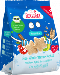 【dm】Kinderkekse Winterstern Hafer, Apfel, Birne & Zimt, ab 12 Monaten, 100 g