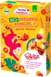 【dm】Kindersnack Knusper-Kringel Kirsche-Banane ab 3 Jahren, 175 g