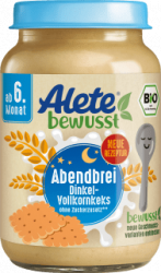 【dm】Abendbrei Dinkel Vollkornkeks ab dem 6. Monat, 190 g