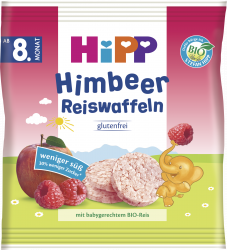 Bio Himbeer Reiswaffeln, ab 8. Monat