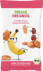 【dm】Kindersnack Knusper-Kissen Banane & Himbeere ab 1 Jahr, 30 g