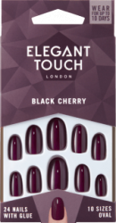 【dm】Künstliche Nägel Black Cherry Oval, 24 St