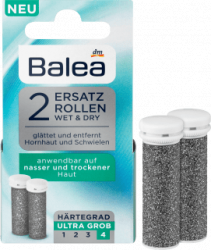 【dm】Ersatzrollen Hornhautentferner (Stufe 4) ultra grob, 2 St