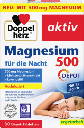 aktiv Magnesium 500 für die Nacht Depot-Tabletten