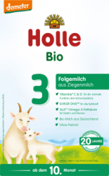 【dm】Folgemilch 3 aus Ziegenmilch ab dem 10. Monat, 400 g