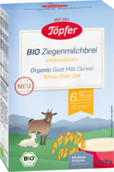 【dm】Abendbrei Ziegenmilch Hafer ab dem 6. Monat, 200 g