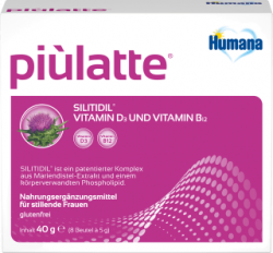 【dm】piulatte Vitamin D3 & Vitamin B12 für stillende Frauen, 40 g