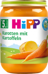 【dm】Gemüse Früh-Karotten mit Kartoffeln ab dem 5.Monat, 190 g