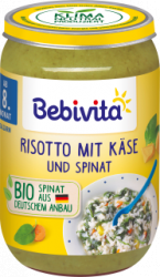 【dm】Menü Risotto mit Käse und Spinat, ab dem 8. Monat, 220 g