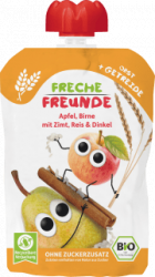 【dm】Quetschie Apfel, Birne mit Zimt, Reis & Dinkel ab 6 Monaten, 100 g