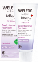 【dm】Baby Gesichtscreme Derma Weiße Malve, 50 ml