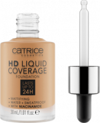 【dm】Foundation Liquid HD Coverage Waterproof 048 Desert Beige, 30 ml