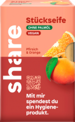 【dm】Seifenstück Pfirsich & Orange, 100 g